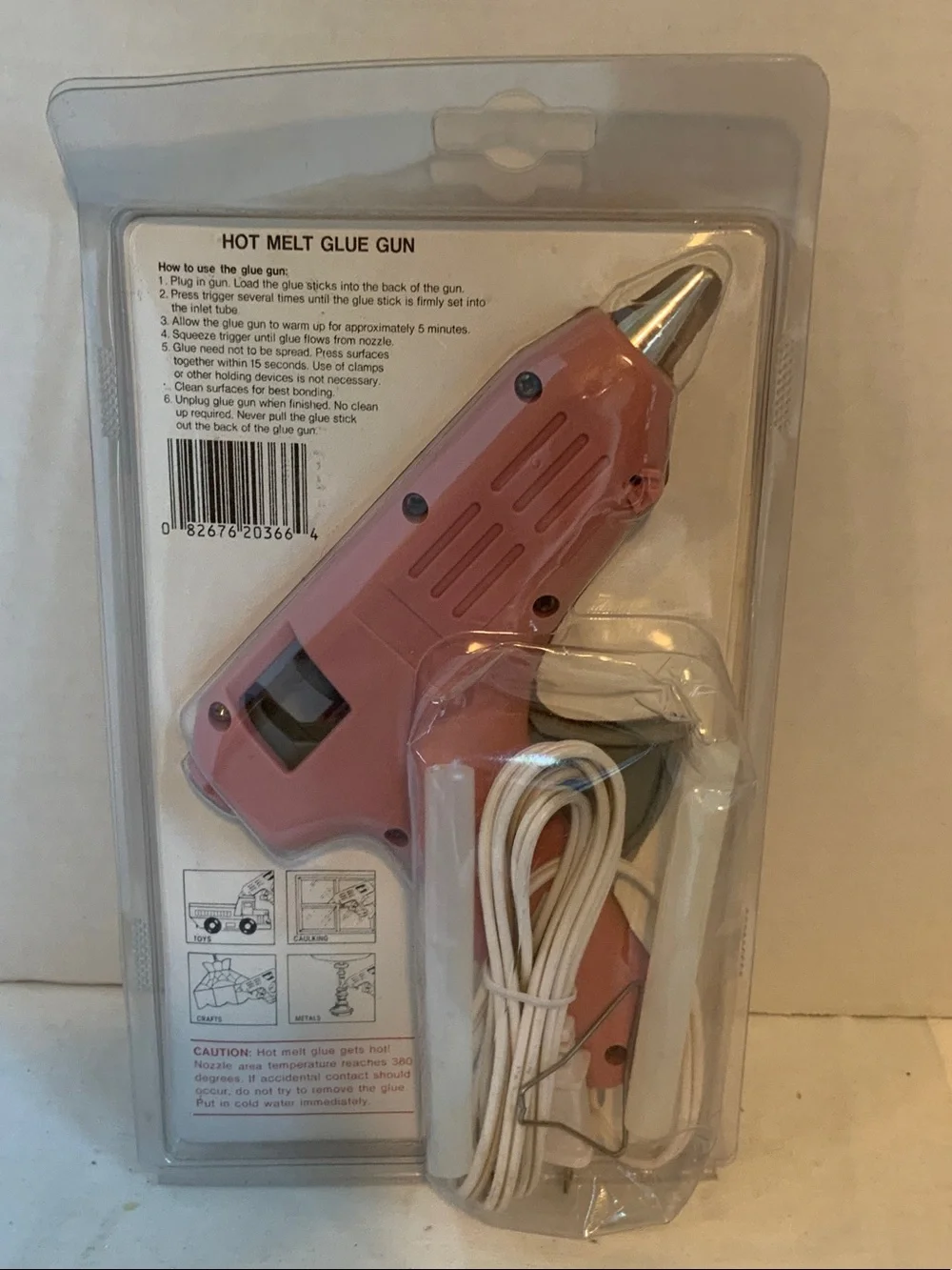 Darice Pink Mini Glue Gun with Trigger Feed